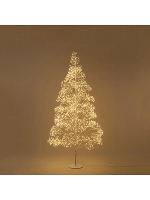 Chakra Novus Led Işıklı Ağaç Dekor 180 cm Natural