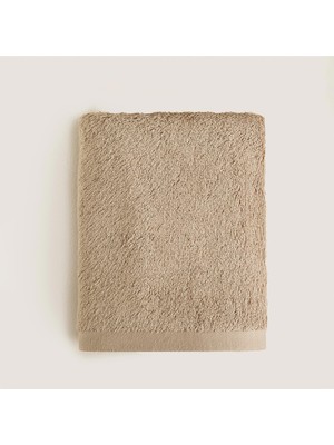 Chakra Solıd Bambu Yüz Havlusu 50X90 Cm Koyu Bej
