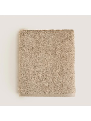 Chakra Solıd Bambu Banyo Havlusu 85X150 Cm Koyu Bej