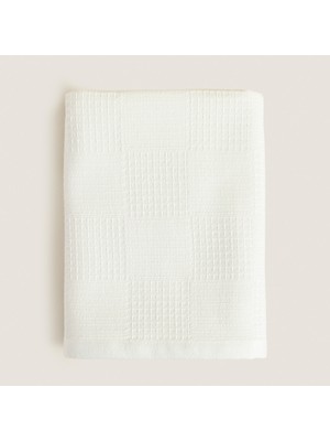 Chakra Vıola Bambu Yüz Havlusu 50X90 Cm Beyaz