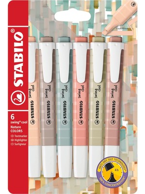 Zemira Stabilo Swing Cool Naturecolors 6'lı Paket