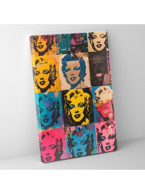 Painted Anarchy Pop Art Temalı Çağdaş Sanat Duvar Tablosu