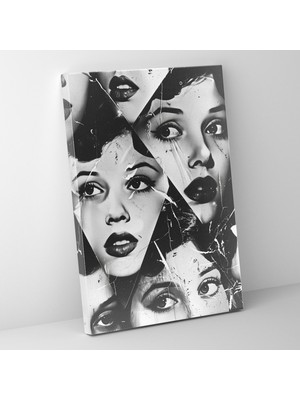 Painted Anarchy Retro Tasarım Pop Art Temalı Kanvas Duvar Tablosu