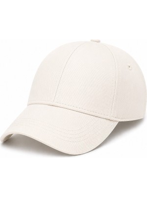Y1051-100 Suyutti Gabardin Şapka 6lı Açık Bej