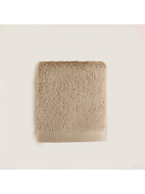 Chakra Solıd Bambu El Havlusu 33X33 Cm Koyu Bej
