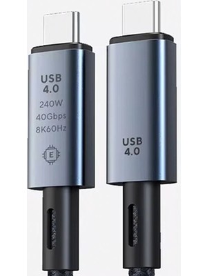 Ankaverse Ally 40GBPS 240W Type-C 8k Görüntü ve Hızlı Data Şarj KABLOSU-(5775)