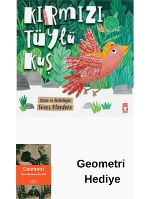 Timaş Çocuk Kırmızı Tüylü Kuş + Geometri Hediye