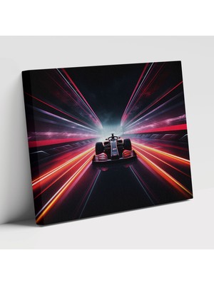 Painted Anarchy Formula 1 Temalı Tasarımlı Dekoratif Kanvas Tablo