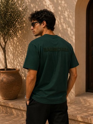 Adam & Eve Fashion Adam&eve Erkek Siyah Yeşil Gri Krem Renk Seçenekli Pileli Bol Kesim Kumaş Pantolon