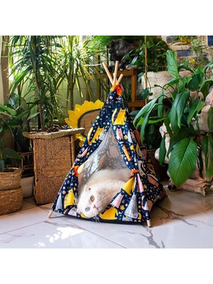 Zemira Gobypet Always The Best Çadırı, Evi Kolay Kurulum, Yıkanabilir Çadırı, Yatağı (