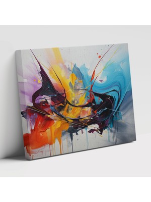 Painted Anarchy Ifadeci Blockchain Temalı Dekoratif Kanvas Tablo
