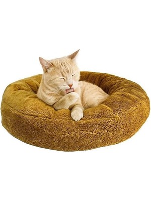 Zemira Tigres Puffy Simit Şeklinde Yatağı 50 cm