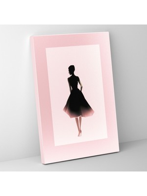 Painted Anarchy Minimalist Tarzda Barbie Kanvas Duvar Tablosu