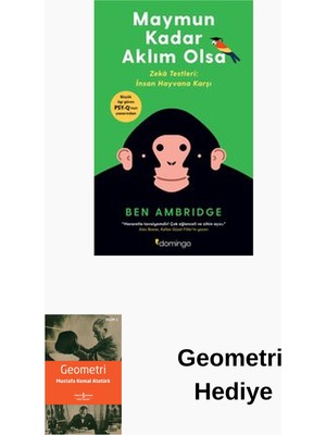 Domingo Yayınevi Maymun Kadar Aklım Olsa + Geometri Hediye
