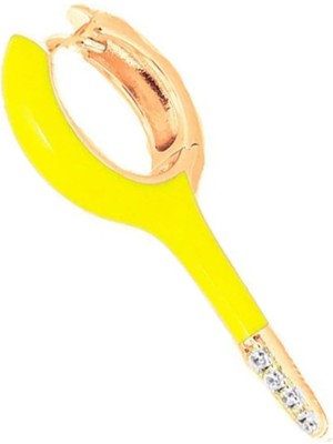 Masaliko Neon Gümüş Küpe SB1981 Altın-Çift