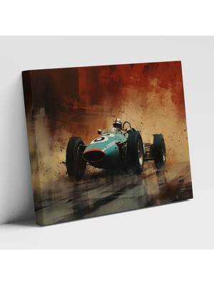 Painted Anarchy Formula 1 Temalı Formula 1 Manzarası Kanvas Duvar Tablosu
