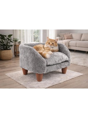 Zemira Gobypet Peluş Koltuğu – Yumuşak Lüks Yatağı, Çıkarılabilir Yıkanabilir Kılıf,