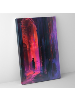 Painted Anarchy Mannerizm Temalı Çağdaş Sanat Yorumuyla Duvar Tablosu