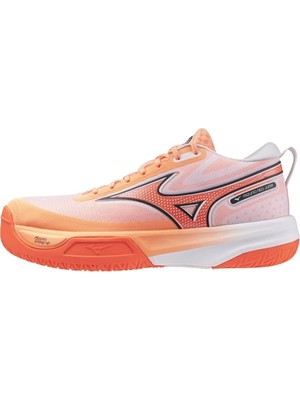 Mizuno Neo Jump Unisex Voleybol Ayakkabısı Beyaz / Turuncu