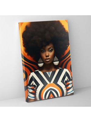 Painted Anarchy Afro Geometrik Afro Geometrik Desenler Duvar Tablosu