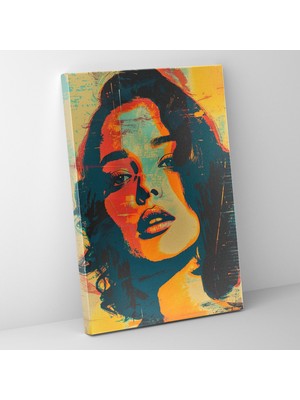 Painted Anarchy Çağdaş Sanat Temalı Pop Sanat Portresi Duvar Tablosu
