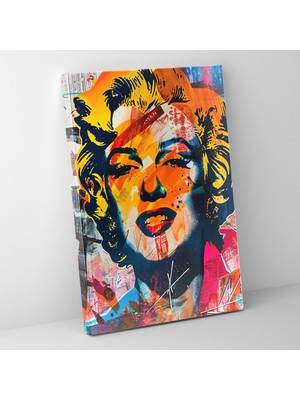 Painted Anarchy Pop Art Temalı Çağdaş Sanat Kanvas Tablo