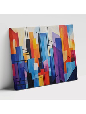Painted Anarchy Çağdaş Sanat Geometrik Şekiller Duvar Tablosu
