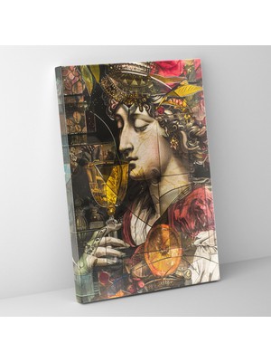 Painted Anarchy Mannerism Dinamik Kompozisyonlar Enerjik Canlı Dekoratif Kanvas Tablo