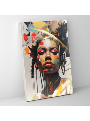 Painted Anarchy Eterik Temalı Neo Ekspresyonist Sanat Tarzı Kanvas Duvar Tablosu