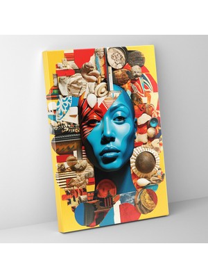 Painted Anarchy Neo Ekspresyonist Sanat Temalı Görsel Sanat Dekoratif Kanvas Tablo