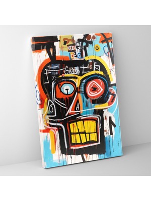 Painted Anarchy Ifade Dolu Yüzler Çağdaş Sanat Temalı Neo Ekspresyonist Sanat Tasarımı Duvar Tablosu