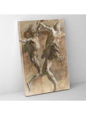 Painted Anarchy Mannerizm Çağdaş Sanat Dekoratif Kanvas Tablo