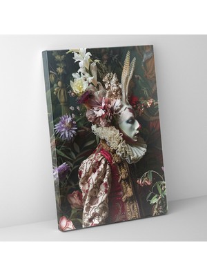 Painted Anarchy Mannerizm Kaprisi Çağdaş Sanat Temalı Dekoratif Kanvas Tablo