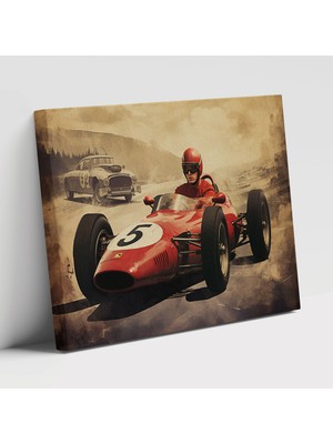 Painted Anarchy Formula 1 Temalı Modern Yarış Sanatı Duvar Tablosu