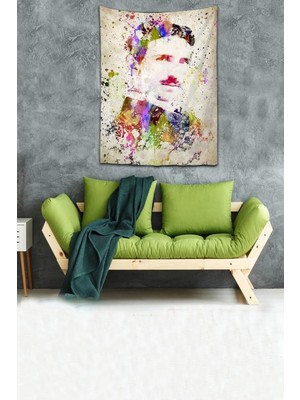 Zemira Pelangi Nicola Tesla Electric Yıkanabilir Tutmaz Kumaş Duvar Örtüsü Duvar Halısı Tapestry Wll0