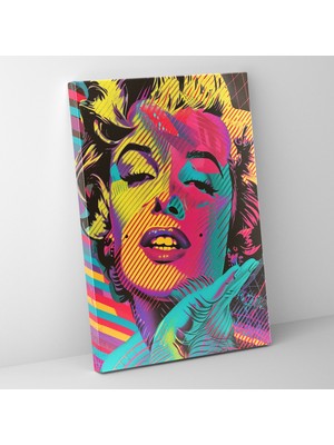 Painted Anarchy Klasik Hollywood Portresi Temalı Çağdaş Duvar Tablosu