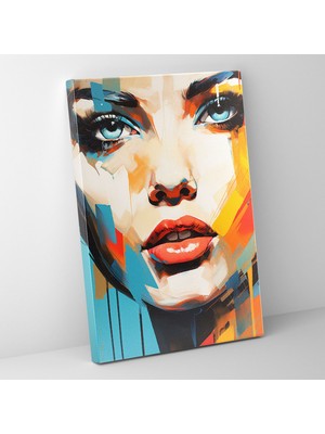 Painted Anarchy Neo Ekspresyonist Sanat Portresi Pop Art Tarzı Sanatçı Ifade Temalı Duvar Tablosu