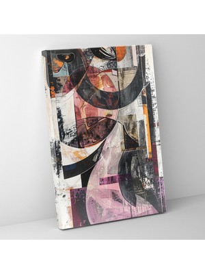 Painted Anarchy Soyut Unsurlar Sanatı Müzecilik Teması ile Dekoratif Dekoratif Kanvas Tablo