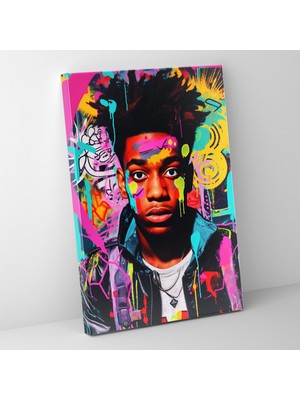 Painted Anarchy Neo Ekspresyonist Sanat Sanat Temalı Canlı Portre Tasarımı Duvar Tablosu