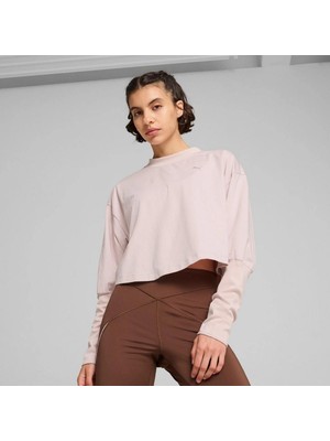 Uhlsport Puma 52568849 Studio Cloudspun Crew - Short Kadın Sweatshirt
