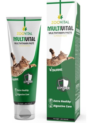 Zoovital Multivital Paste 13 Etkili Multivitamin Kedi Macunu 100G
