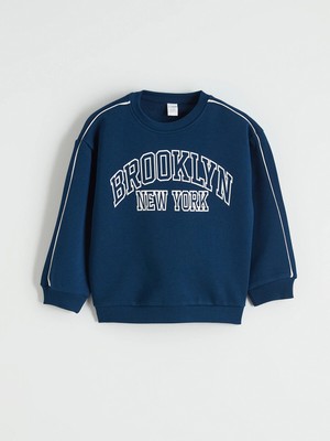 Lc Waikiki Yeni Sezon Baskılı Erkek Çocuk Kalın Sweatshirt