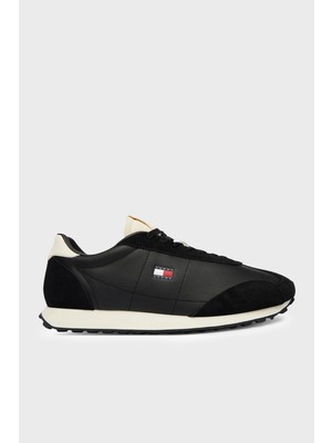 Tommy Jeans Süet Detaylı Sneaker Ayakkabı Erkek Ayakkabı EM0EM01763 Bds