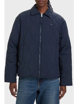 Tommy Jeans Su Itici Kapitoneli Klasik Yaka Mont Kadın Mont DW0DW22909 C1G