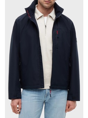 Tommy Hilfiger Logolu Regular Fit Çıkarılabilir Kapüşonlu Mont Erkek Mont MW0MW44299 Dw5