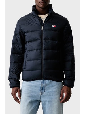 Tommy Jeans Kapitoneli Relaxed Fit Dik Yaka Mont Erkek Mont DM0DM23231 C1G