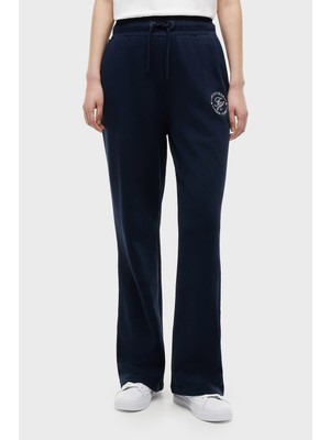 Tommy Hilfiger Pamuklu Regular Fit Düz Paça Pantolon Kadın Pantolon WW0WW51097 C1G