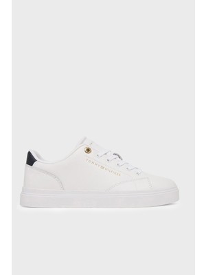 Tommy Hilfiger Deri Sneaker Ayakkabı Kadın Ayakkabı FW0FW09105 0k6