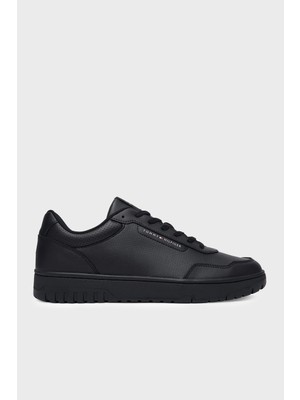 Tommy Hilfiger Deri Sneaker Ayakkabı Erkek Ayakkabı FM0FM05927 Bds
