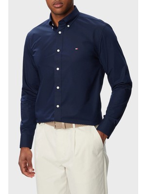 Tommy Hilfiger Regular Fit Klasik Yaka Uzun Kollu Gömlek Erkek Gömlek MW0MW43429 Dcc